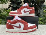 Authentic Air Jordan 1 Low GS “Dune Red”