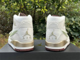 Authentic Jordan Legacy 312 GS Sail/Metallic Gold Grain/Oil Green/Dark Team Red