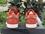 Authentic Air Jordan 1 Low GS “Dune Red”