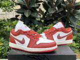 Authentic Air Jordan 1 Low GS “Dune Red”