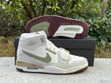 Authentic Jordan Legacy 312 GS Sail/Metallic Gold Grain/Oil Green/Dark Team Red