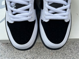 Authentic TIGHTBOOTH x Nike SB Dunk Low White/Black-Safety Orange