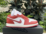 Authentic Air Jordan 1 Low GS “Dune Red”