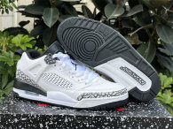 Authentic Jordan Spizike Low White/Obsidian-Pure Platinum