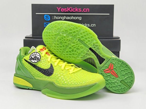Authentic Nike Kobe 6 Protro “Grinch”