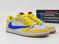 Authentic Travis Scott x Air Jordan 1 Low OG “Canary” (WMNS)