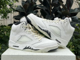 Authentic Air Jordan 5 “Sail”