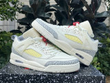 Authentic Jordan Spizike Low Beige Grey/Red