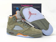 Authentic Air Jordan 5 Retro “Olive”
