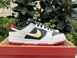 Authentic Nike Dunk Low White/Varsity Red-Black