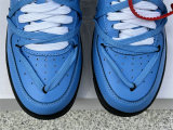 Authentic Off-White x Nike Air Force 1 University Blue/Silver/Black