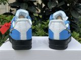 Authentic Off-White x Nike Air Force 1 University Blue/Silver/Black