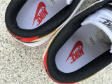 Authentic Nike Dunk Low White/Varsity Red-Black