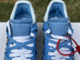 Authentic Off-White x Nike Air Force 1 University Blue/Silver/Black