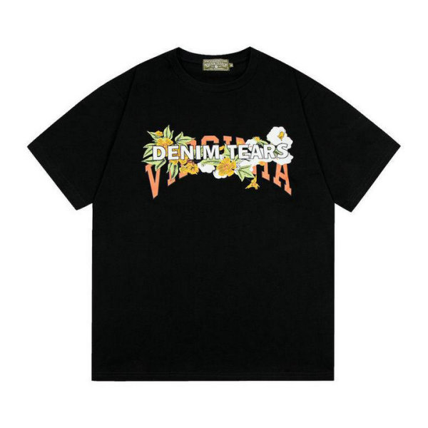 Denim Tears Short Round Collar T-shirt S-XL (26)