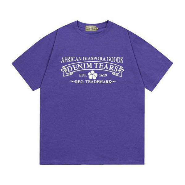 Denim Tears Short Round Collar T-shirt S-XL (29)