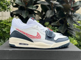 Authentic Jordan Legacy 312 Low White/Blue/Red