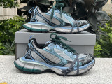 Balenciaga 3XL Dark Green/Light Blue/Grey
