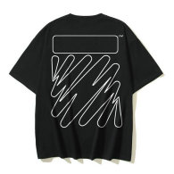 OFF-WHITE short round collar T-shirt S-XL (246)