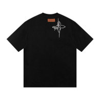LV Short Round Collar T-shirt S-XL (44)