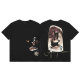 Travis Scott Short Round Collar T-shirt S-XL (103)