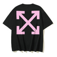 OFF-WHITE short round collar T-shirt S-XL (239)