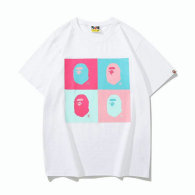 Bape Short Round Collar T-shirt M-XXXL (6)