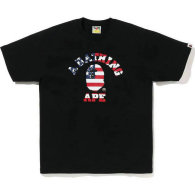Bape Short Round Collar T-shirt M-XXXL (1)