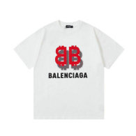 Balenciaga Short Round Collar T-shirt S-XL (140)