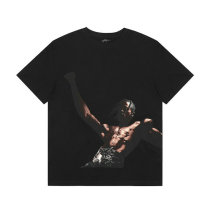 Travis Scott Short Round Collar T-shirt S-XL (43) Travis Scott Short Round Collar T-shirt S-XL (43)