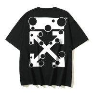 OFF-WHITE short round collar T-shirt S-XL (249)