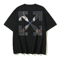 OFF-WHITE short round collar T-shirt S-XL (250)