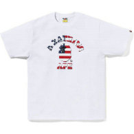 Bape Short Round Collar T-shirt M-XXXL (2)