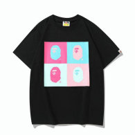 Bape Short Round Collar T-shirt M-XXXL (3)