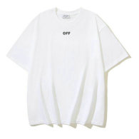 OFF-WHITE short round collar T-shirt S-XL (161)