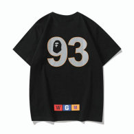 Bape Short Round Collar T-shirt M-XXXL (14)