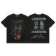 Travis Scott Short Round Collar T-shirt S-XL (13)