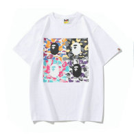 Bape Short Round Collar T-shirt M-XXXL (10)