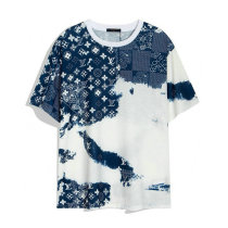 LV Short Round Collar T-shirt S-XL (13)