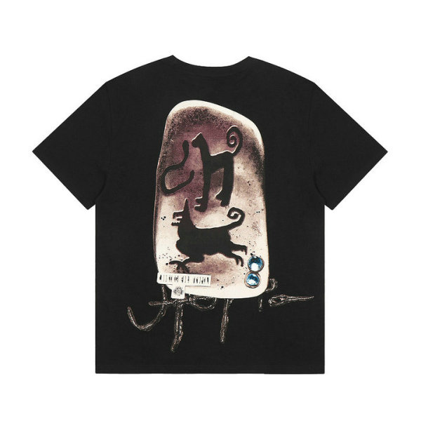 Travis Scott Short Round Collar T-shirt S-XL (68)