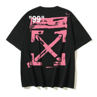 OFF-WHITE short round collar T-shirt S-XL (244)
