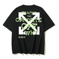 OFF-WHITE short round collar T-shirt S-XL (251)
