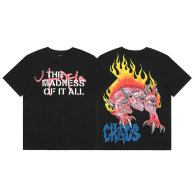 Travis Scott Short Round Collar T-shirt S-XL (95)