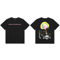 Travis Scott Short Round Collar T-shirt S-XL (112)