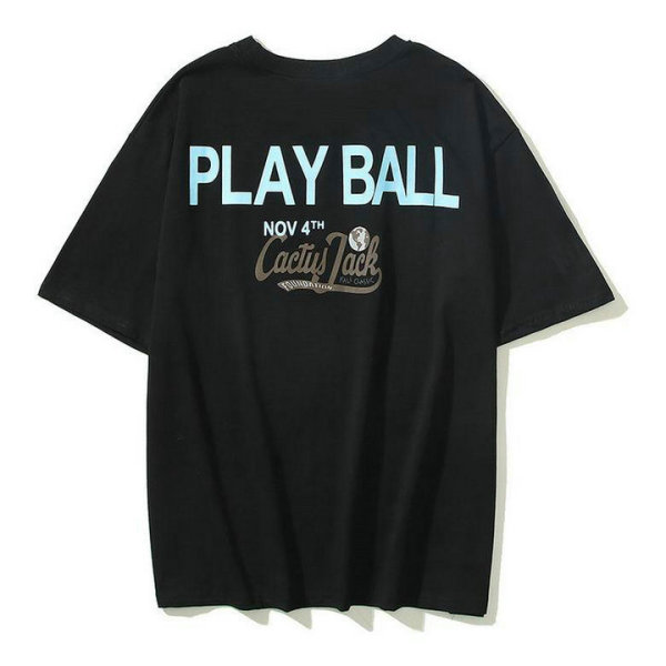 Travis Scott Short Round Collar T-shirt M-XXL (4)
