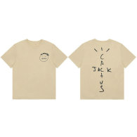 Travis Scott Short Round Collar T-shirt S-XL (108)