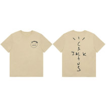Travis Scott Short Round Collar T-shirt S-XL (108)