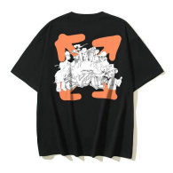 OFF-WHITE short round collar T-shirt S-XL (207)