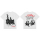 Travis Scott Short Round Collar T-shirt S-XL (107)