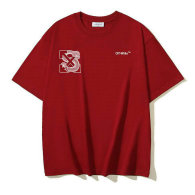 OFF-WHITE short round collar T-shirt S-XL (171)